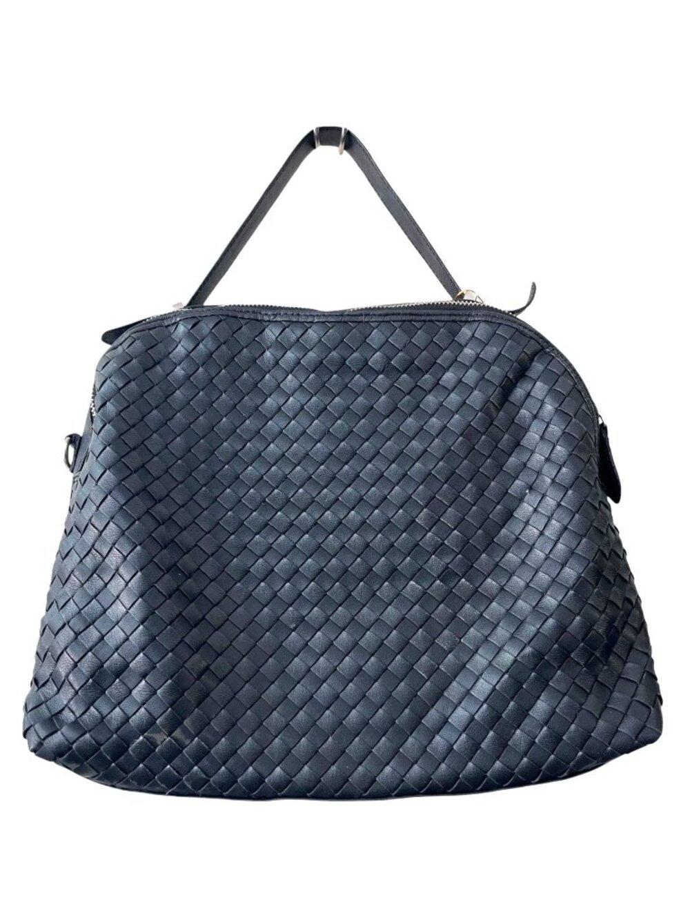 Giorgia Milani Woven Leather Satchel Bag - Picture 6 of 7